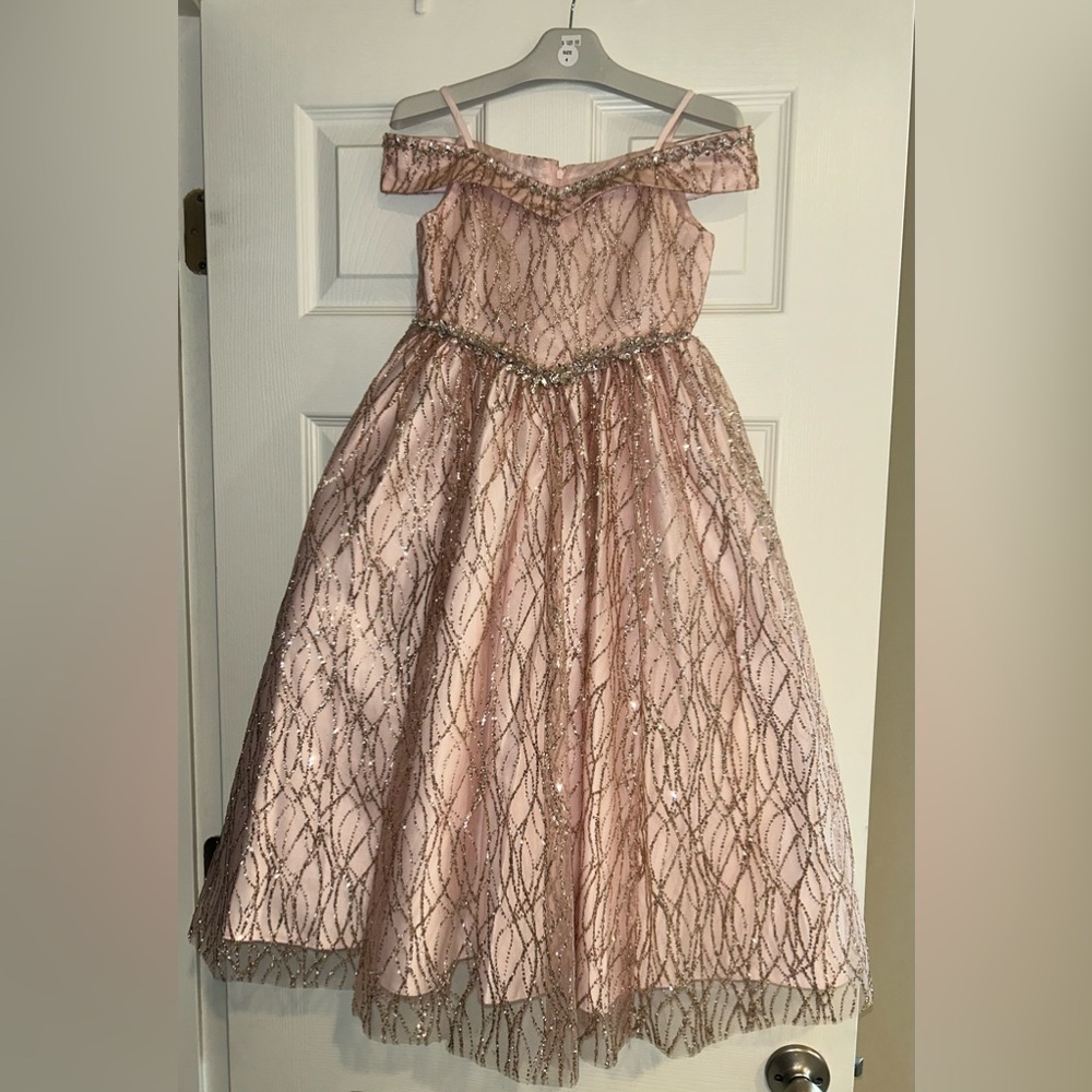 Tip Top Kids dress size 4 rose gold